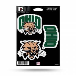 Ohio University Bobcats - 3 Piece Triple Play Sticker Sheet