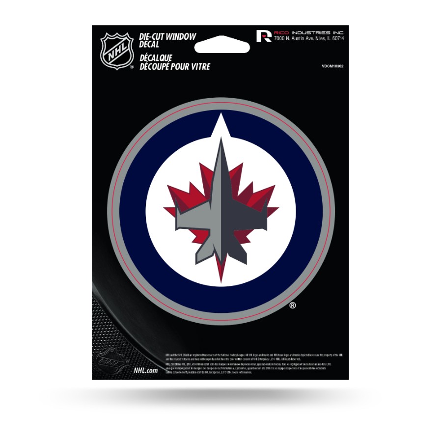 Winnipeg Jets Logo Die Cut Vinyl Sticker at Sticker Shoppe