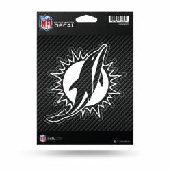 Miami Dolphins - Die Cut Carbon Fiber Vinyl Sticker