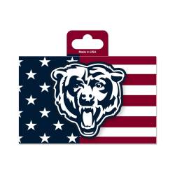 Chicago Bears American Flag Vinyl Sticker