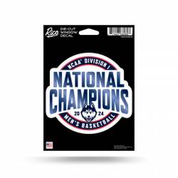 Connecticut UCONN Huskies 2024 Men's Basketball National Champions - Die Cut Vinyl Sticker