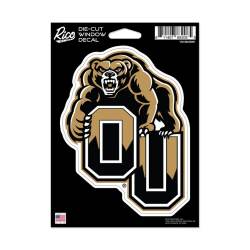 Oakland University Golden Grizzlies - Die Cut Vinyl Sticker