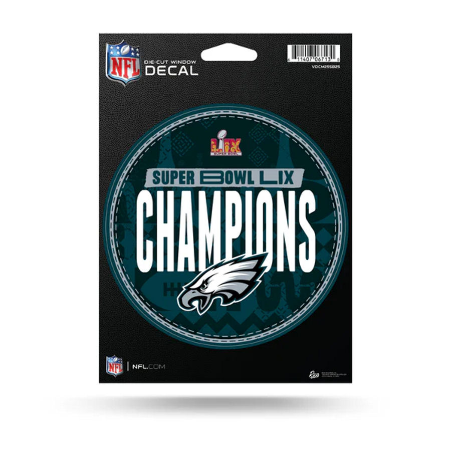 Philadelphia Eagles 2025 Super Bowl LIX Champions - Die Cut Vinyl ...