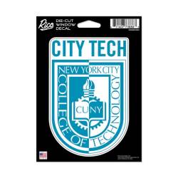 New York City College Of Technology - Die Cut Vinyl Sticker