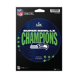 Seattle Seahawks Super Bowl 60 LX Champions - Die Cut Vinyl Sticker