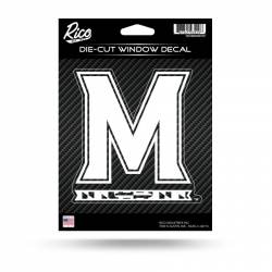 University Of Maryland Terrapins - Die Cut Carbon Fiber Vinyl Sticker