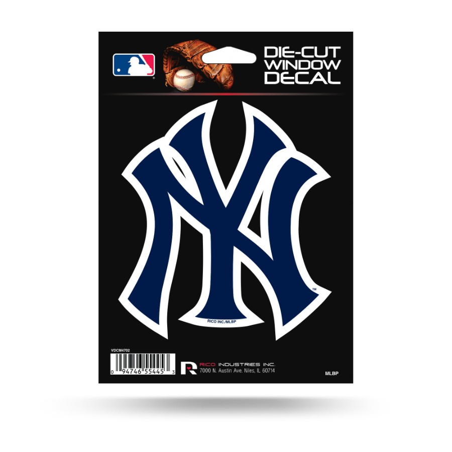New York Yankees Logo Die Cut Vinyl Sticker at Sticker Shoppe