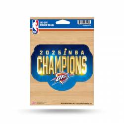 Oklahoma City Thunder 2025 NBA Champions - Die Cut Vinyl Sticker