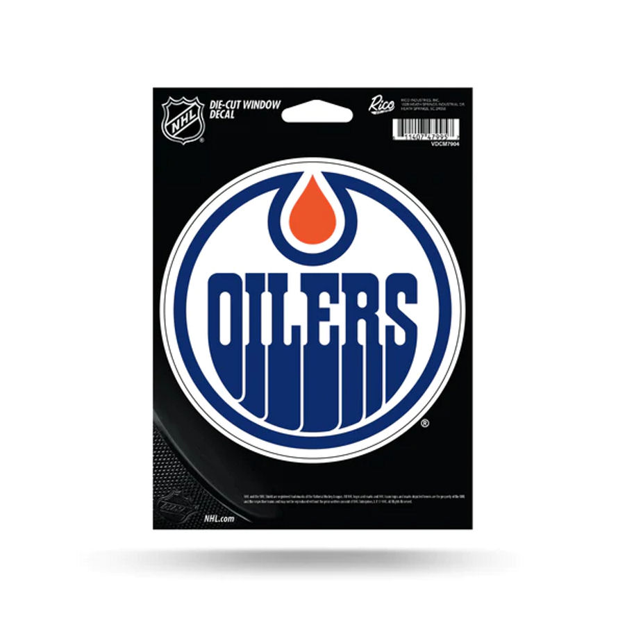 Edmonton Oilers Logo Die Cut Vinyl Sticker at Sticker Shoppe