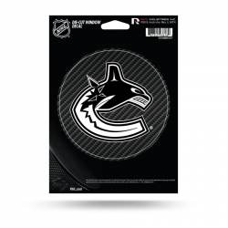 Vancouver Canucks - Die Cut Carbon Fiber Vinyl Sticker