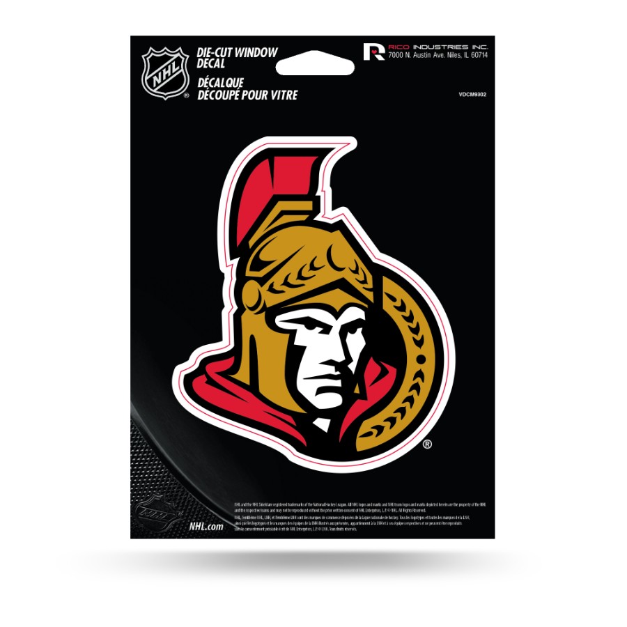 Ottawa Senators Logo Die Cut Vinyl Sticker at Sticker Shoppe