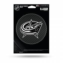 Columbus Blue Jackets - Die Cut Carbon Fiber Vinyl Sticker