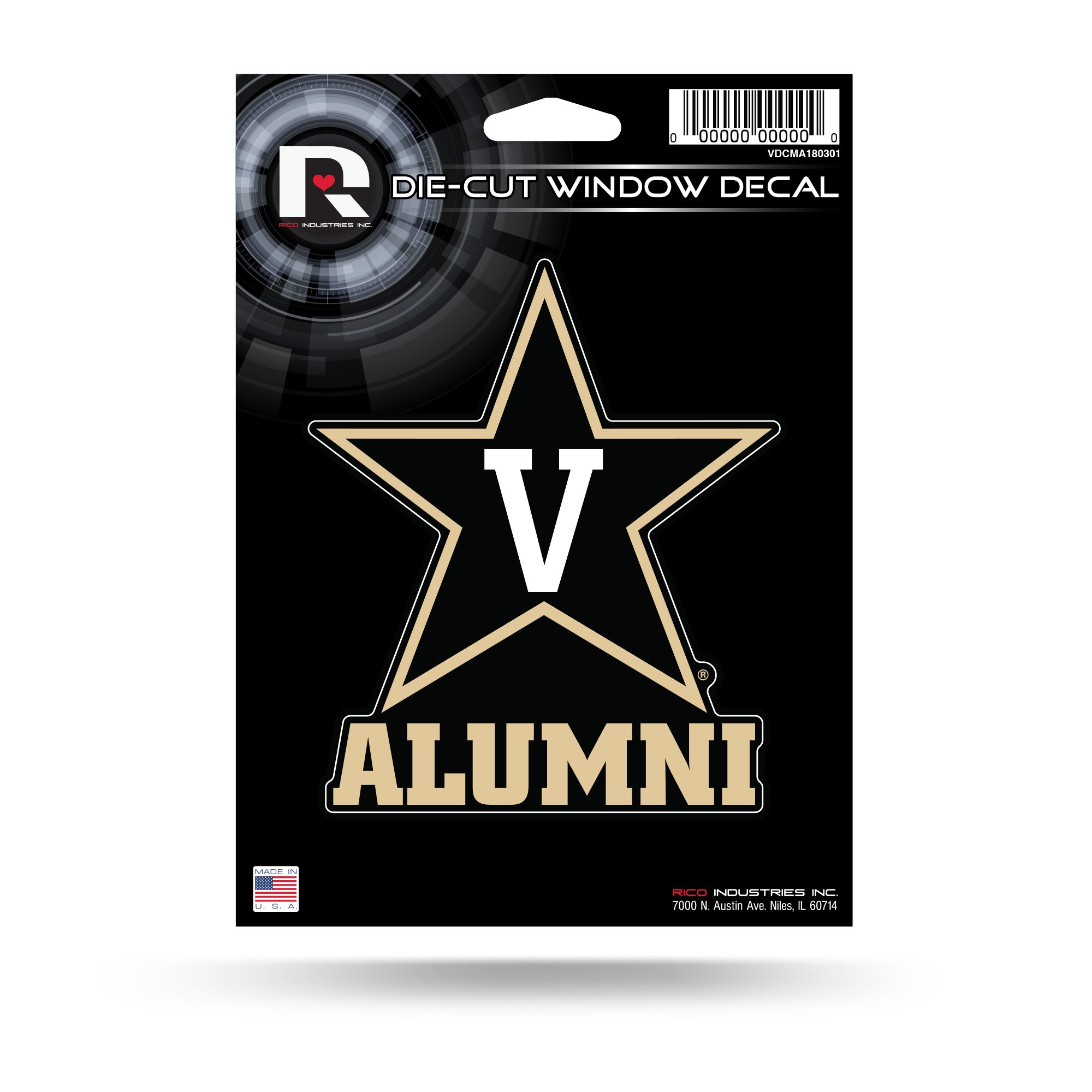 Vanderbilt University Commodores Alumni Die Cut Vinyl Sticker at