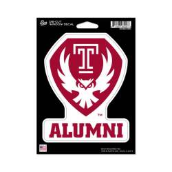 Temple Owls Alumni - Die Cut Vinyl Sticker