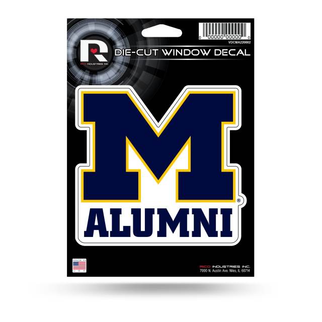 Michigan Wolverines 6 Inch Vinyl Decal Sticker Officially