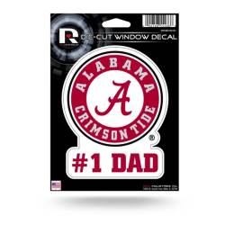 University Of Alabama Crimson Tide - #1 Dad Die Cut Vinyl Sticker