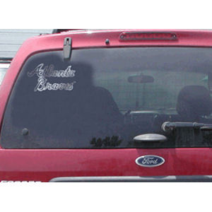 atlanta braves a decal