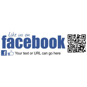 Custom Facebook Bumper Sticker