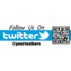 Custom Twitter Bumper Sticker