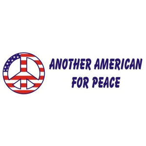 American For Peace - Bumper Sticker