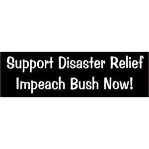 Disaster Relief - Bumper Sticker