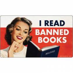 I Read Banned Books - Vinyl Sticker