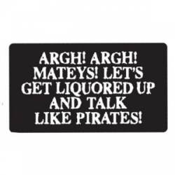 Talk Like Pirates - Sticker