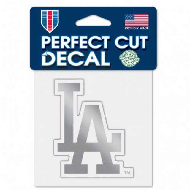 Dodgers Die Cut Metallic Sticker 