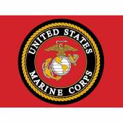 United States Marines Seal Flag - Pack Of 50 Mini Stickers