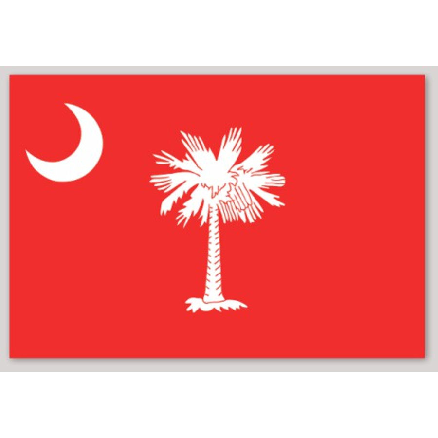 South Carolina Big Red Flag - Sticker