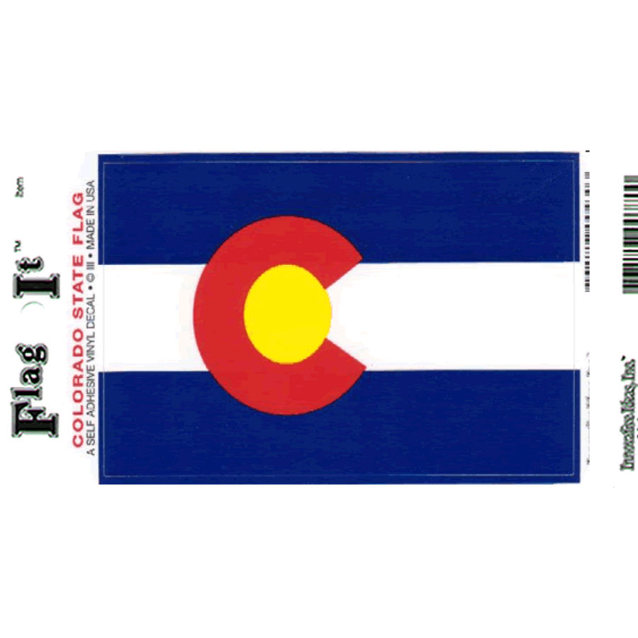 Colorado Flag Sticker at Sticker Shoppe