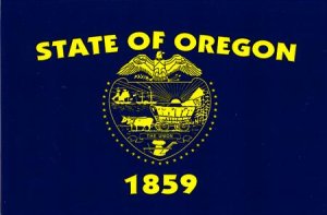 Oregon Flag - Sticker