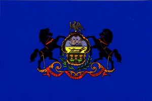 Pennsylvania Flag - Sticker