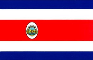 Costa Rica Flag - Sticker