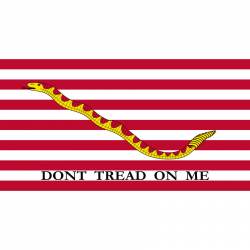 1st First Navy Jack Don't Tread On Me - Flag Sticker
