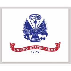 White United States Army - Flag Sticker