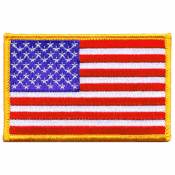 United States American Flag - Embroidered Iron On Patch