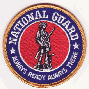 National Guard Seal - Embroidered Iron-On Patch