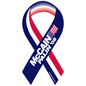 McCain Palin - Ribbon Magnet