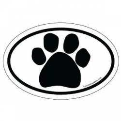 Paw Print - Oval Magnet
