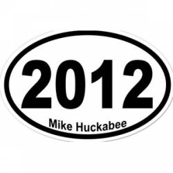 Mike Huckabee 2012 - Oval Sticker