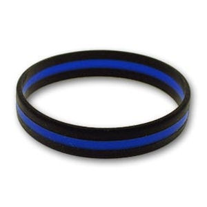 Thin Blue Line - Wristband at Sticker Shoppe